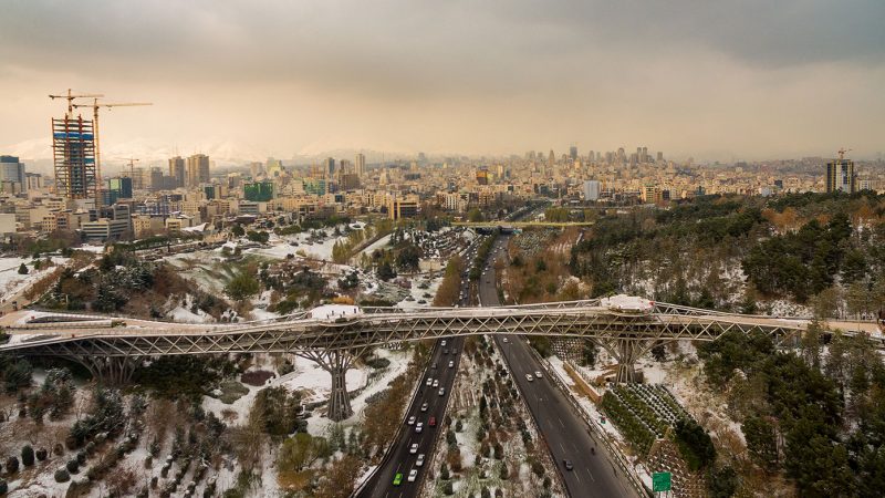 پل طبیعت بزرگترین پل غیر خودرویی ایران
